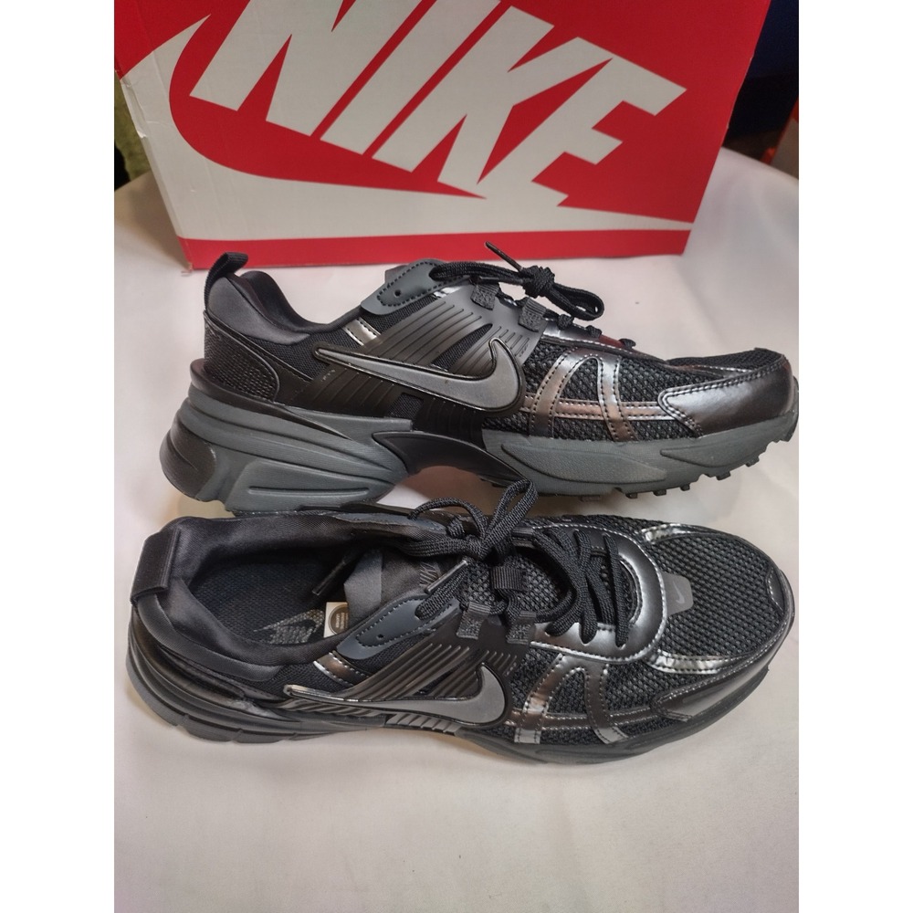 Nike V2K Run Black Dark Smoke Grey Anthracite HJ4497-001 Mens 11 Womens 12.5